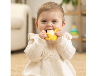 Infantino Kousátko silikonové Banán