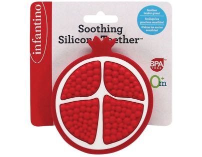 Infantino Kousátko silikonové Granátové jablko