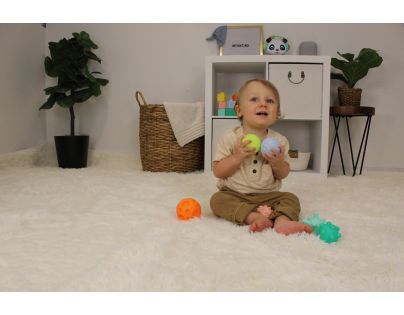 Infantino Míčky s texturami Super Soft 6 ks