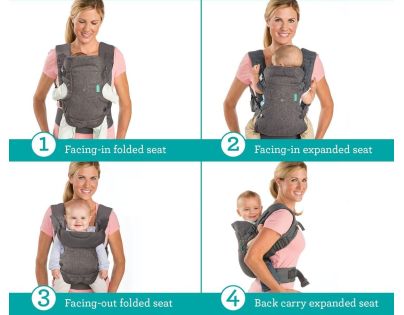 Infantino Nosítko Flip 4v1 Convertible Rainbow