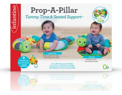 Infantino Polštářek 2 v 1 Pro hru na bříšku Housenka - Poškozený obal