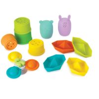 Infantino Sada hraček do koupele Spin, Squirt & Sail