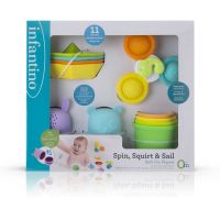 Infantino Sada hraček do koupele Spin, Squirt & Sail 5