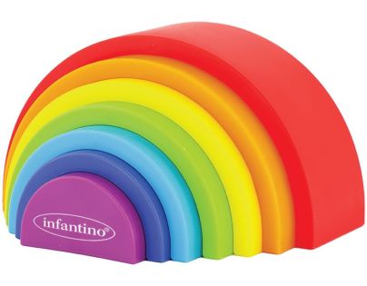 Infantino Skládačka duha Magic Rainbow