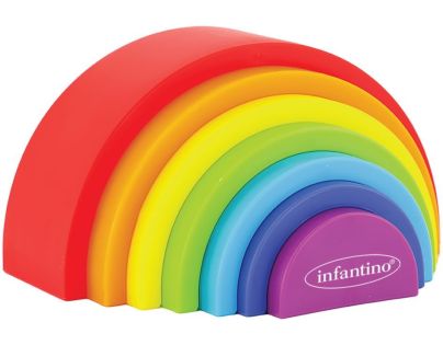 Infantino Skládačka duha Magic Rainbow
