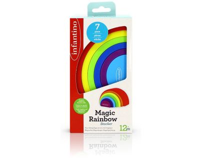 Infantino Skládačka duha Magic Rainbow