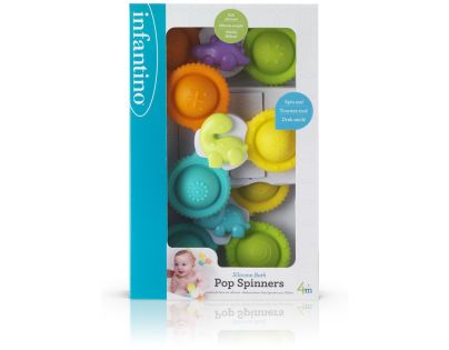 Infantino Spinner do koupele Pop Spinners 3 ks