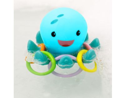 Infantino Svítící chobotnice s kroužky do koupele