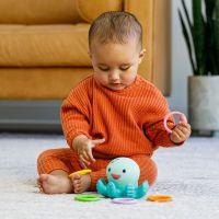 Infantino Svítící chobotnice s kroužky do koupele 4