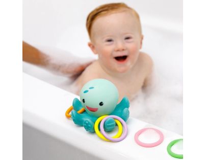 Infantino Svítící chobotnice s kroužky do koupele