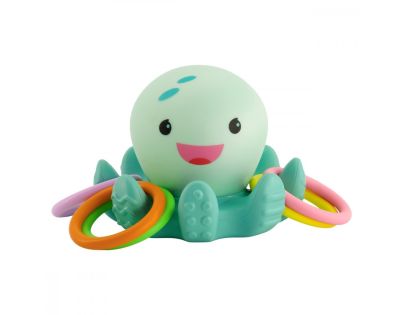 Infantino Svítící chobotnice s kroužky do koupele