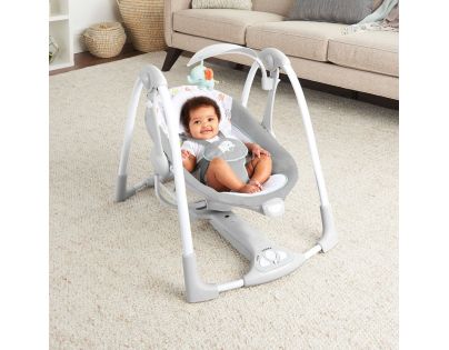 Ingenuity Houpačka vibrující s melodií Wimberly™ 2 v 1 do 9 kg