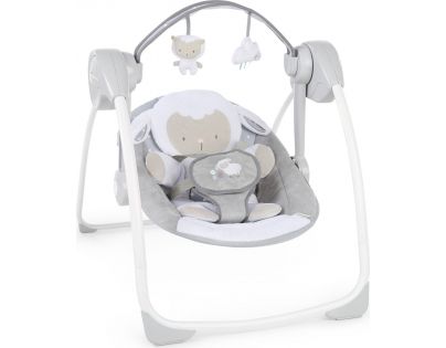 Ingenuity Houpačka s melodií Cuddle Lamb do 9 kg