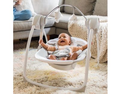 Ingenuity Houpačka s melodií Cuddle Lamb do 9 kg