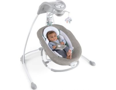 Ingenuity Houpačka velká s kolotočem a adaptérem Pemberton™ 2v1 do 9 kg