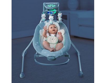 Ingenuity Houpačka velká s kolotočem a adaptérem Twinkle Teddy Bear 2v1