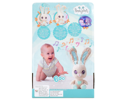 Interaktivní plyšový králíček Peekapets 45 cm