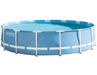 INTEX 26728 Bazén kruhový s rámem Prism frame 4,57 x 0,84 cm