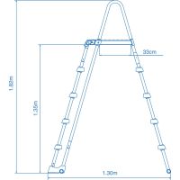 Intex 28077 Bazénový žebřík - Poškozený obal 3