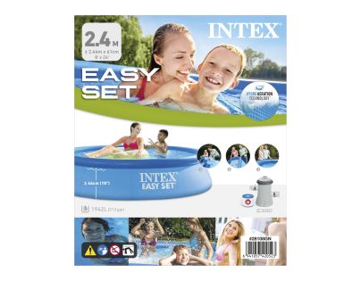 Intex 28108 Bazénový set s fitrací 2,44 m x 61 cm