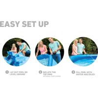 Intex 28142 Easy set Bazén 396 x 84 cm - Poškozený obal 4