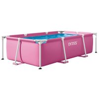 Intex 28266NP Bazén Pink Rectangular Frame 220x150x60 cm - Poškozený obal