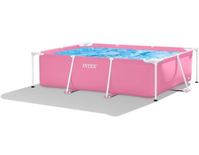 Intex 28266NP Bazén Pink Rectangular Frame 220x150x60 cm - Poškozený obal