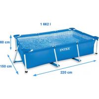 Intex 28270 Metal Frame 220 x 150 x 60 cm - Poškozený obal 2
