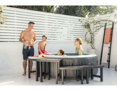 Intex 28440NP Vířivka PureSpa™ Greywood Bubble Deluxe pro 4 osoby