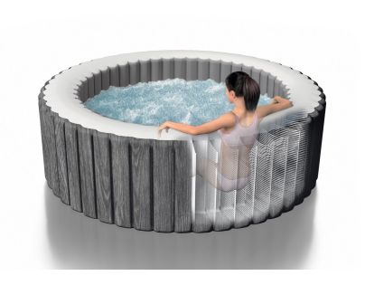 Intex 28440NP Vířivka PureSpa™ Greywood Bubble Deluxe pro 4 osoby
