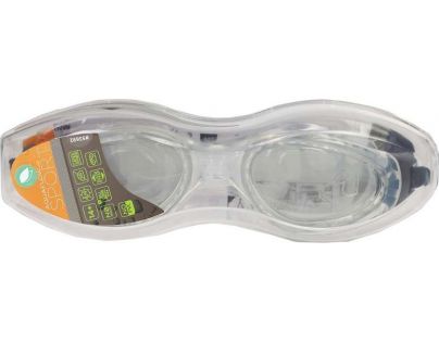 Intex 55692 Brýle plavecké profi Černé s modrými skly