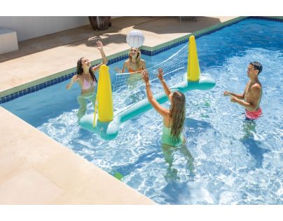Intex 56508 Volejbalová sada se sítí  239 x 64 x 91 cm modro-žlutá