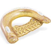 Intex 56831EU Nafukovací třpytivé sedátko s držadly 152cm zlaté Intex 56831EU Nafukovací třpytivé sedátko s držadly 152cm zlaté