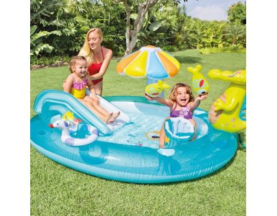 Intex 57129 Nafukovací hrací centrum Krokodýl 203x173cm