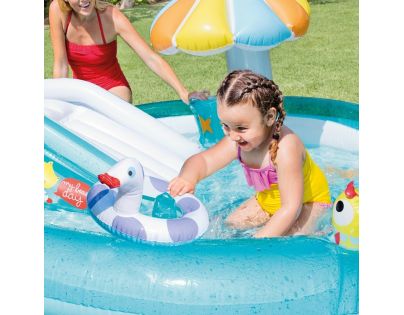 Intex 57129 Nafukovací hrací centrum Krokodýl 203x173cm