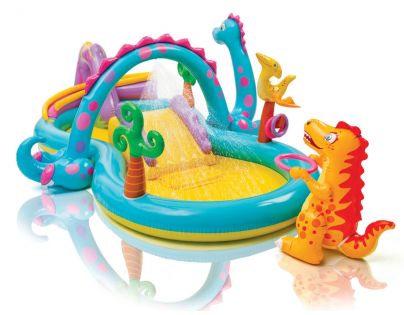 Intex 57135 Hrací centrum Dinosaurus 333x229 cm - Poškozený obal