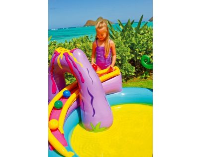 Intex 57135 Hrací centrum Dinosaurus 333x229 cm - Poškozený obal