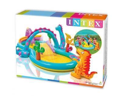 Intex 57135 Hrací centrum Dinosaurus 333x229 cm - Poškozený obal