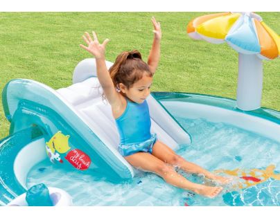 Intex 57165NP Centrum hrací krokodýl 201 x 170 x 84 cm - Poškozený obal