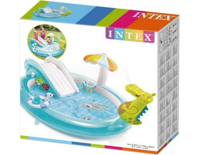 Intex 57165NP Centrum hrací krokodýl 201 x 170 x 84 cm - Poškozený obal