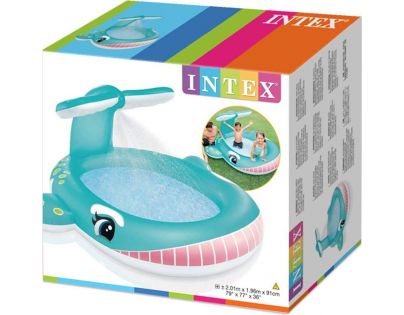 Intex 57440 Bazén dětský s rozstřikováním Velryba
