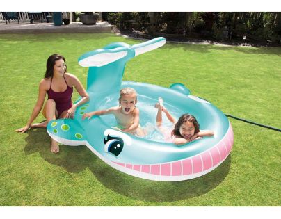 Intex 57440 Bazén dětský s rozstřikováním Velryba