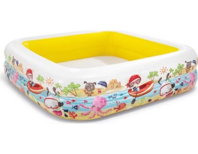 Intex 57470 Bazén Oceán se střechou žlutý 157 x 157 cm - Poškozený obal