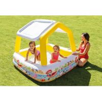 Intex 57470 Bazén Oceán se střechou žlutý 157 x 157 cm - Poškozený obal 4