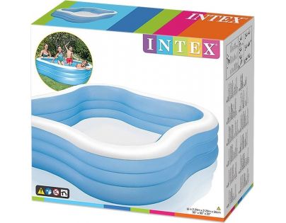 Intex 57495 bazén rodinný čtverec 229 x 229 x 56 cm