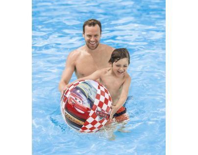 Intex 58053 Nafukovací míč Cars 61 cm kostkovaný