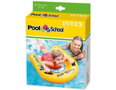Intex 58167 Nafukovací plovací deska Pool School 81 x 76 cm