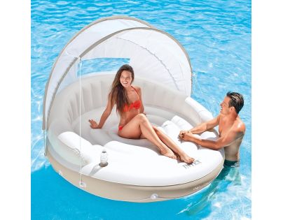 Intex 58292 Nafukovací ostrov se stříškou  199 x 150 cm - Poškozený obal