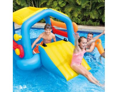 Intex 58294 Plovoucí domeček se skluzavkou