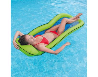 Intex 58836 Nafukovací lehátko síťované 178 x 94 cm zelené - Poškozený obal